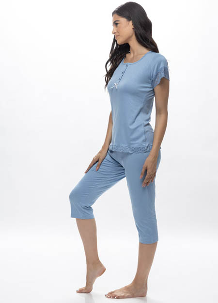 Πυτζάμα καλοκαιρινή γυναικεία GALAXY 615 κάπρι